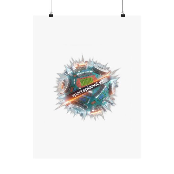 Sports Planet Globe Poster - Solar Courts