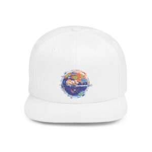 Sportsplanet.vip snapback hat with colorful embroidered globe logo