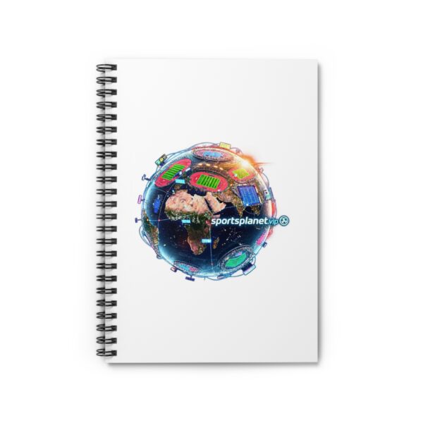 Sports Planet Globe Spiral Notebook