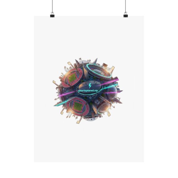 Sports Planet Globe Poster - Energy Core
